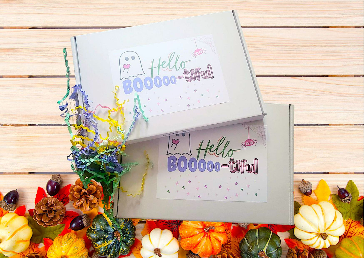 HAPPY HALLOWEEN Treats Gift Box, Trick or Treat Halloween Gift Hamper, Scary Halloween Care Package, Halloween Hug in a Box, Boo, Witch