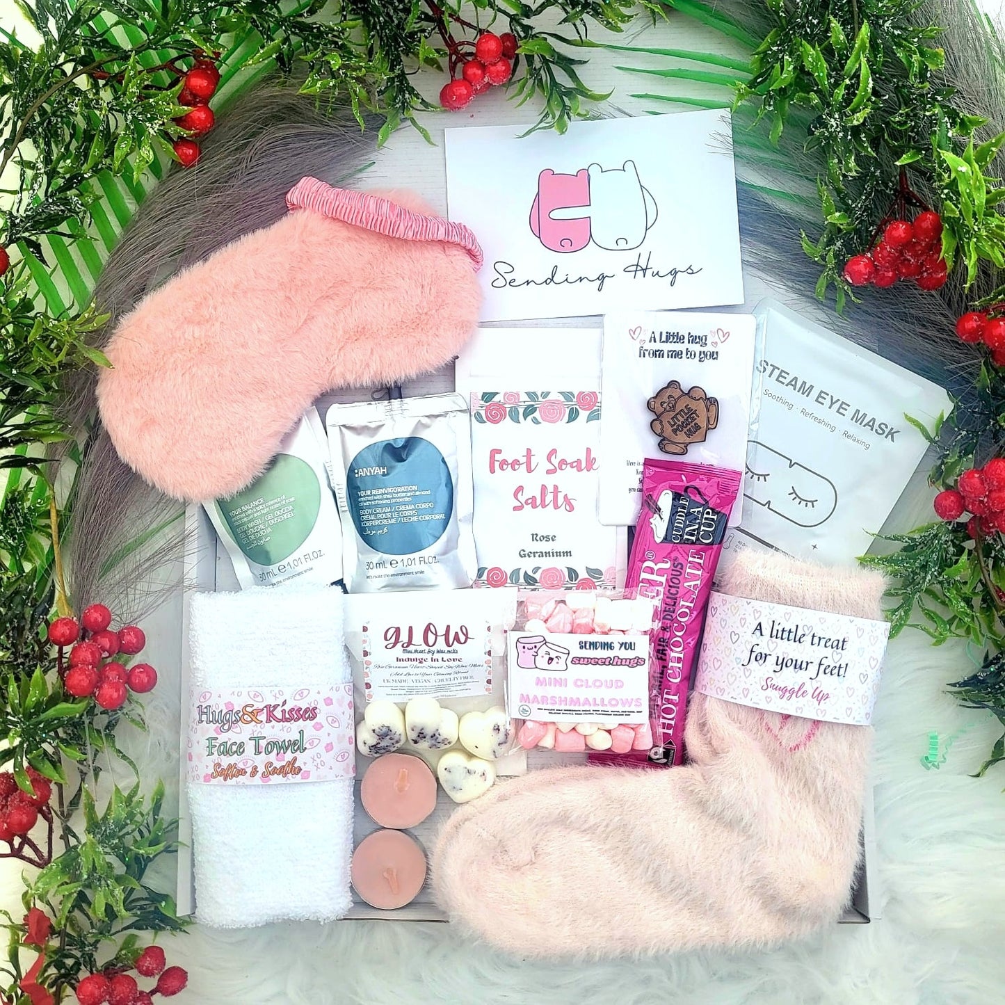 Cosy Hug In A Box, Night In Spa Gift Set, You Got This