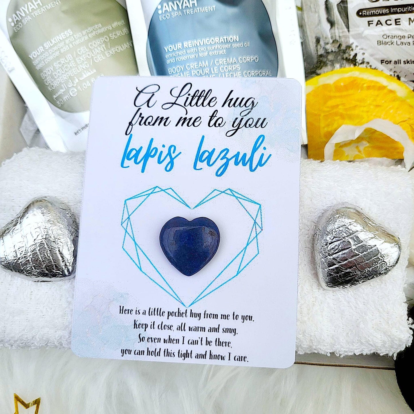 Men's Pamper Hamper Gift: Sending Hugs for Him, Thinking of You, Get Well Soon