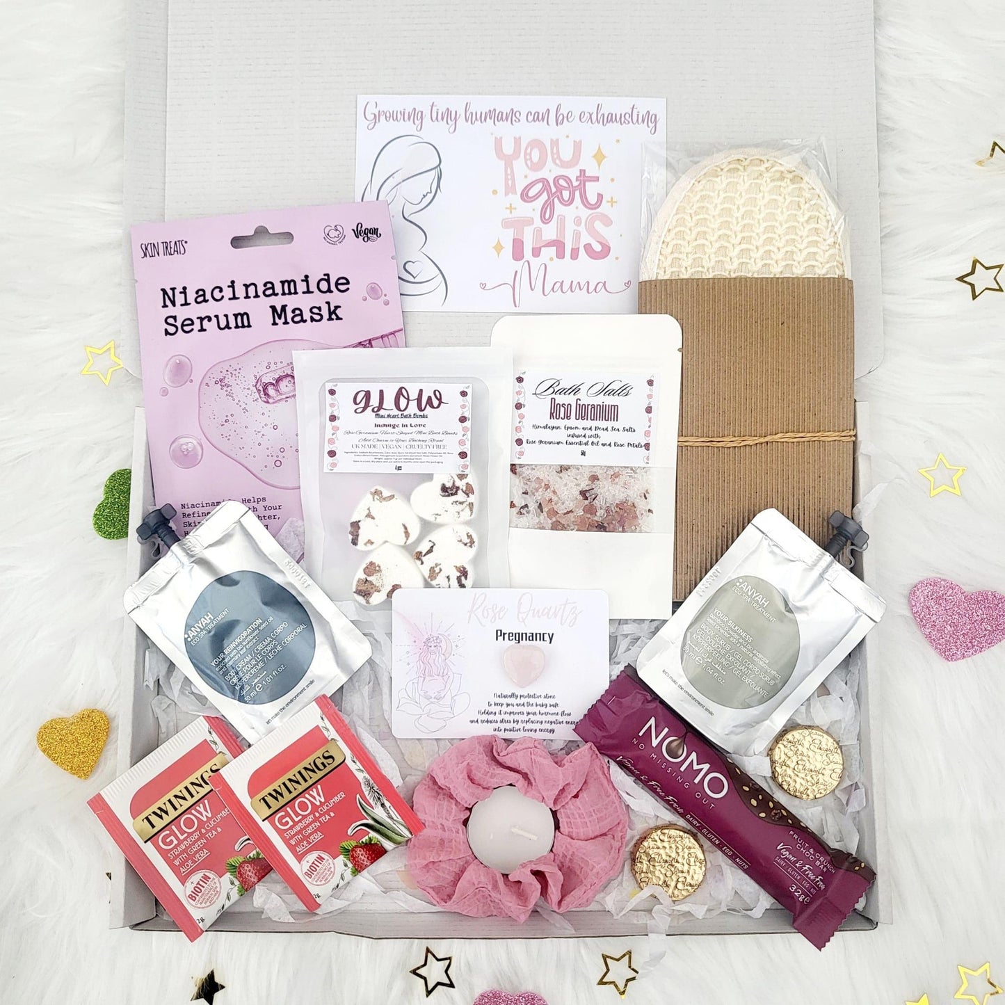 Vegan Pregnancy Spa Gift Box: Relaxing Vegan Treats for Mum to Be