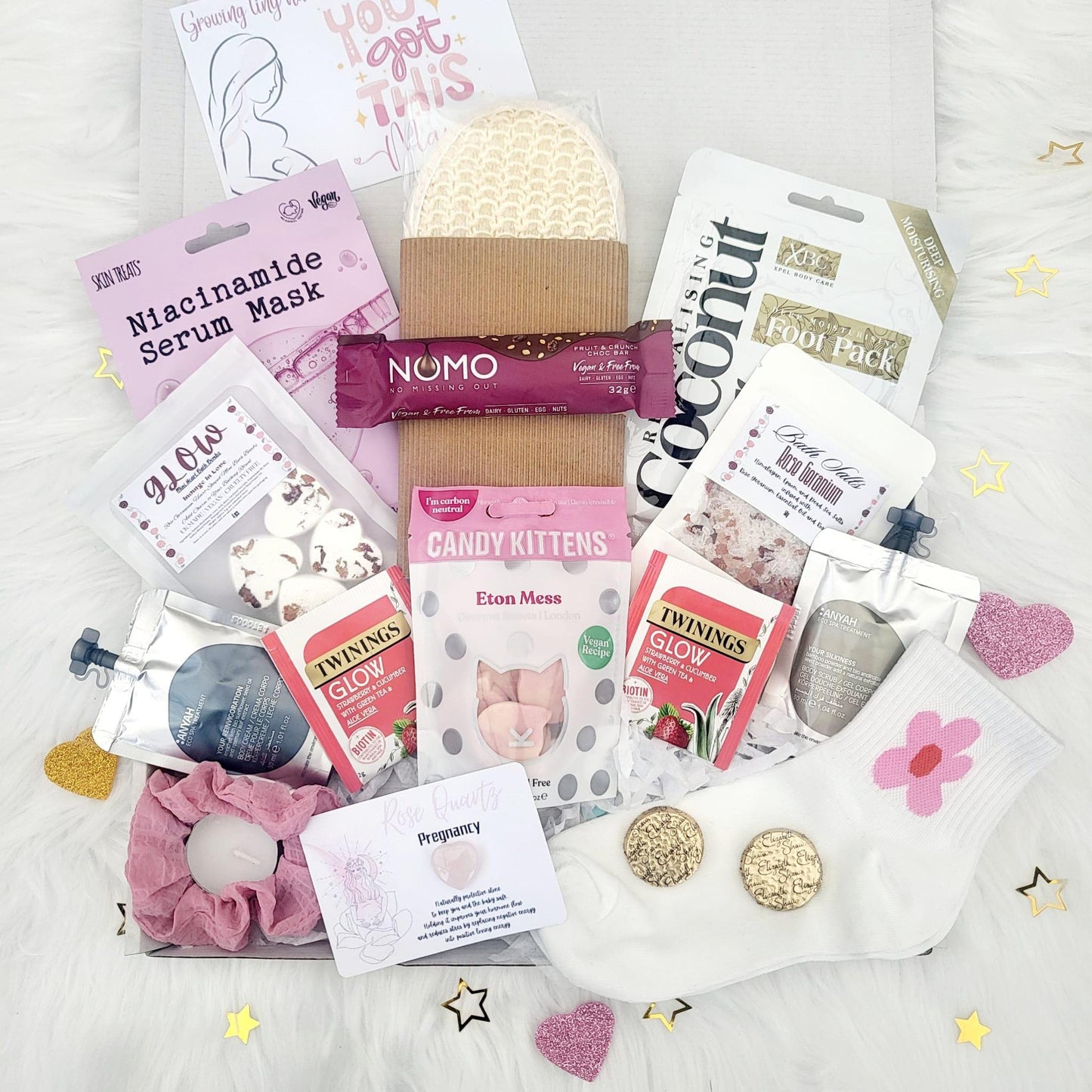 Vegan Pregnancy Spa Gift Box: Relaxing Vegan Treats for Mum to Be