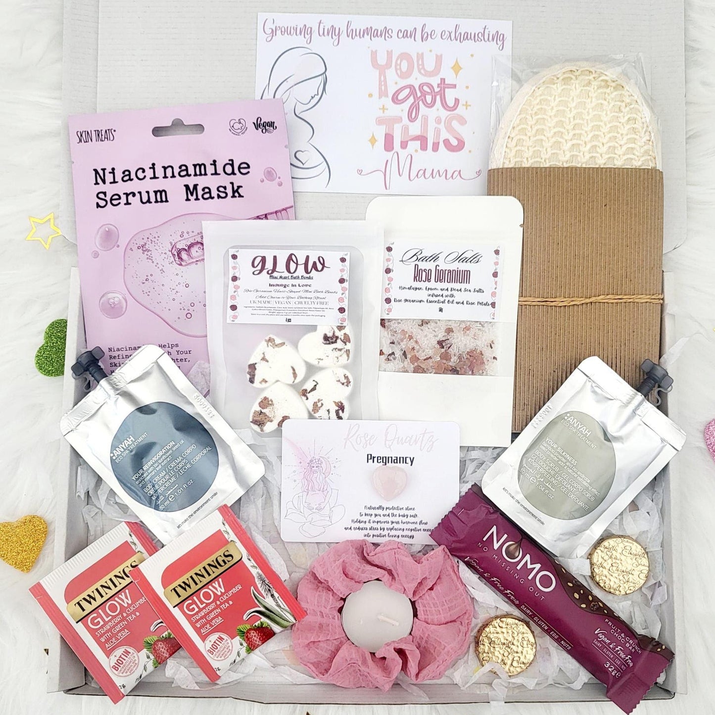 Vegan Pregnancy Spa Gift Box: Relaxing Vegan Treats for Mum to Be