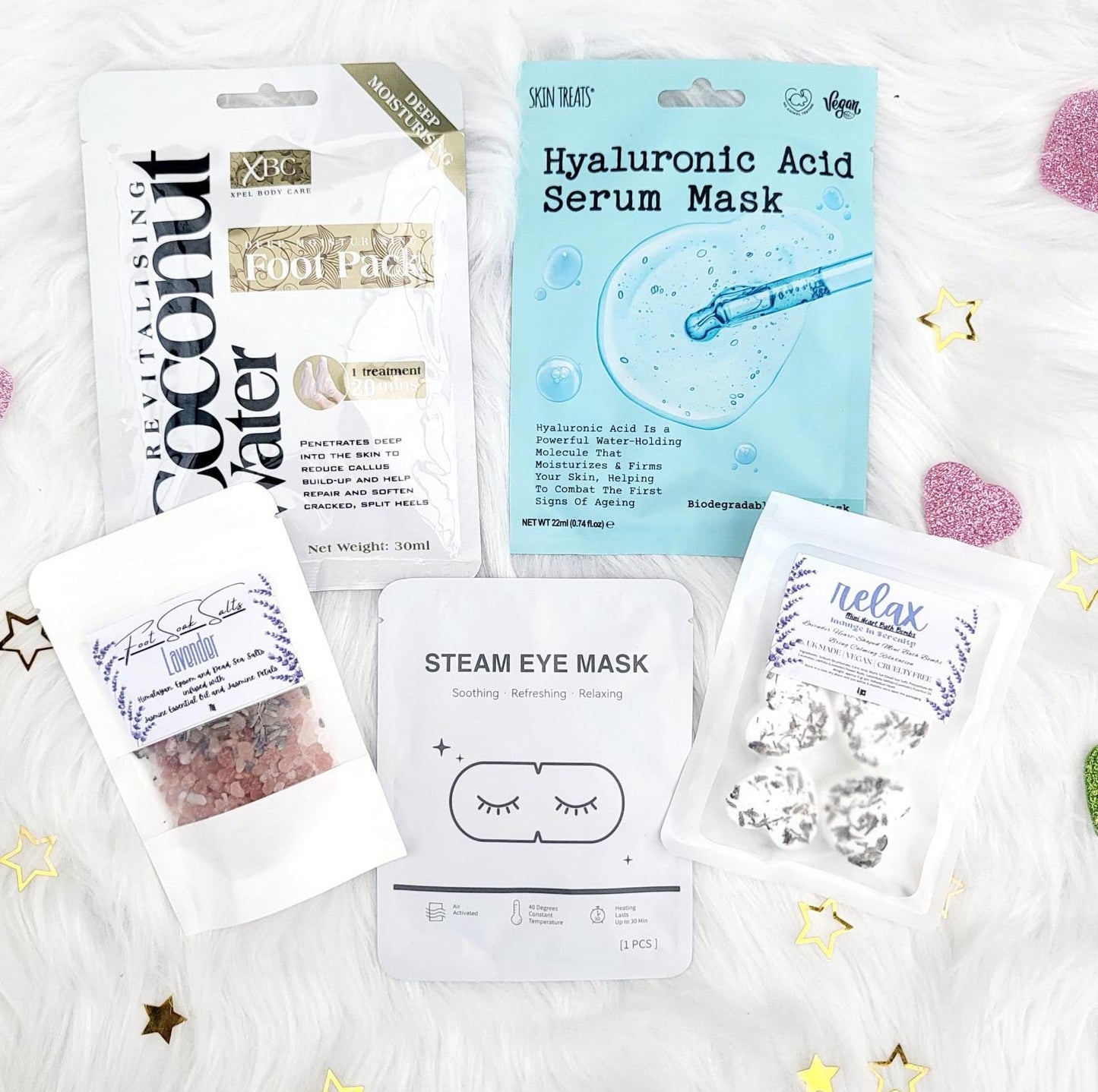 Recovery Pamper Hamper: Get Well Soon, Pick Me Up, You Got This, Amethyst Hug