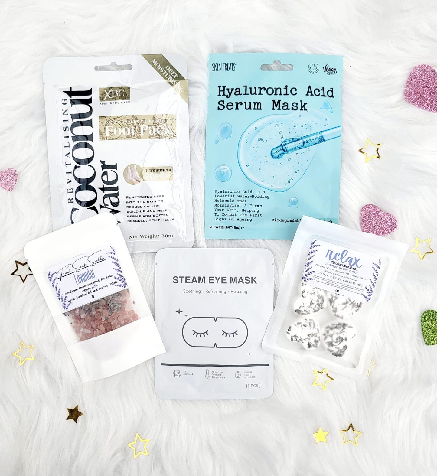 Ultimate Spa Gift Box for Her: Relaxation Pamper Hamper with Amethyst Pocket Hug