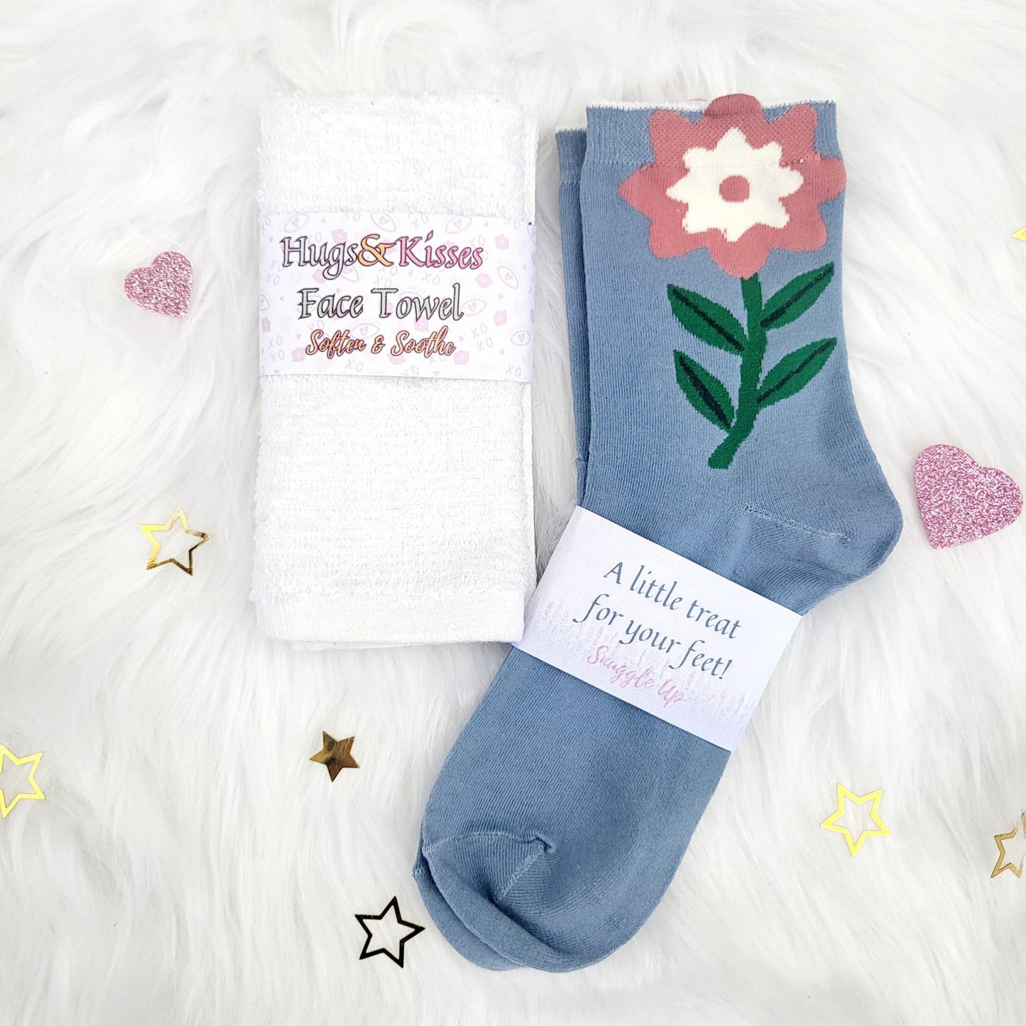 Ultimate Spa Gift Box for Her: Relaxation Pamper Hamper with Amethyst Pocket Hug