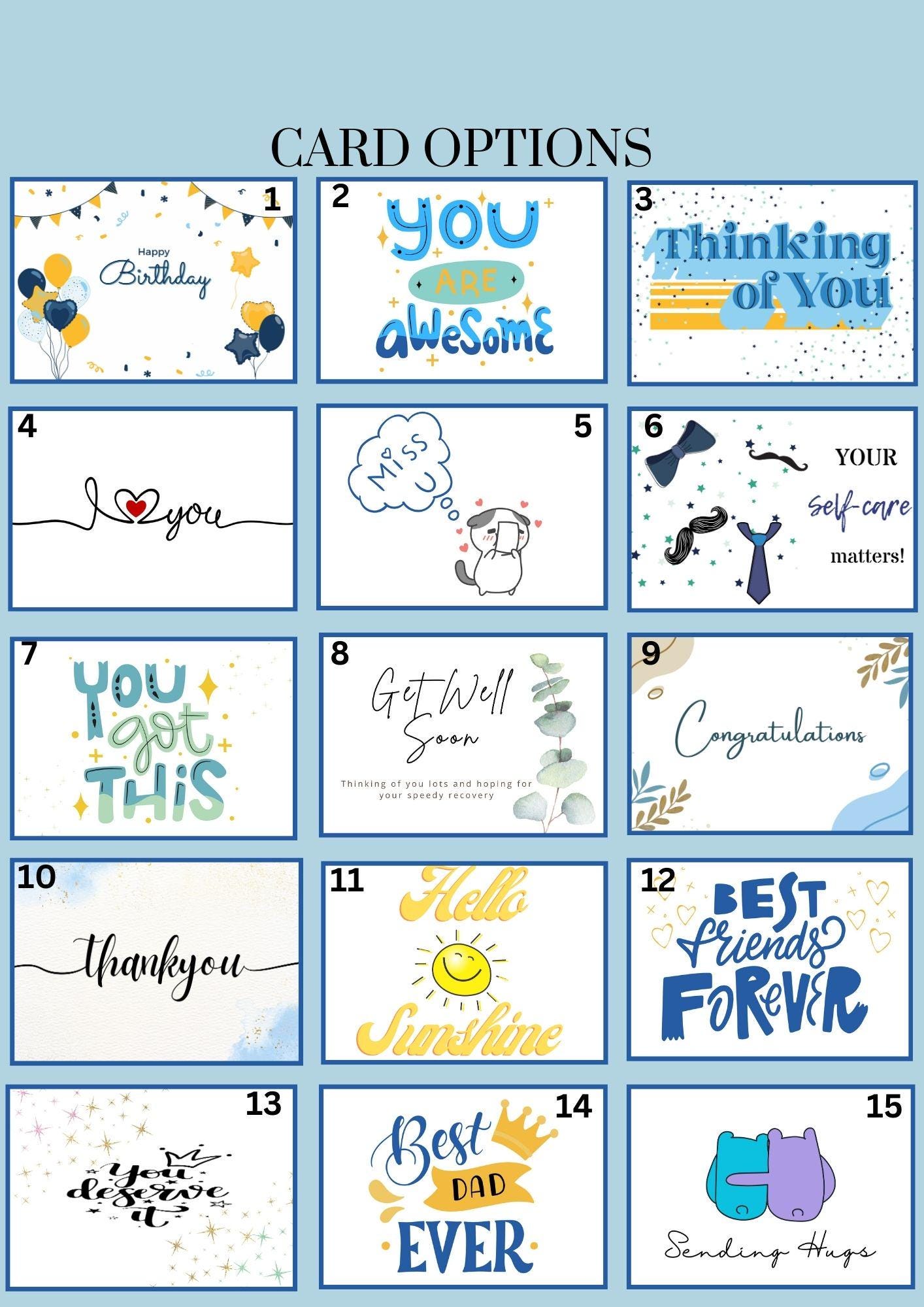 Men's Pamper Hamper Gift: Sending Hugs for Him, Thinking of You, Get Well Soon