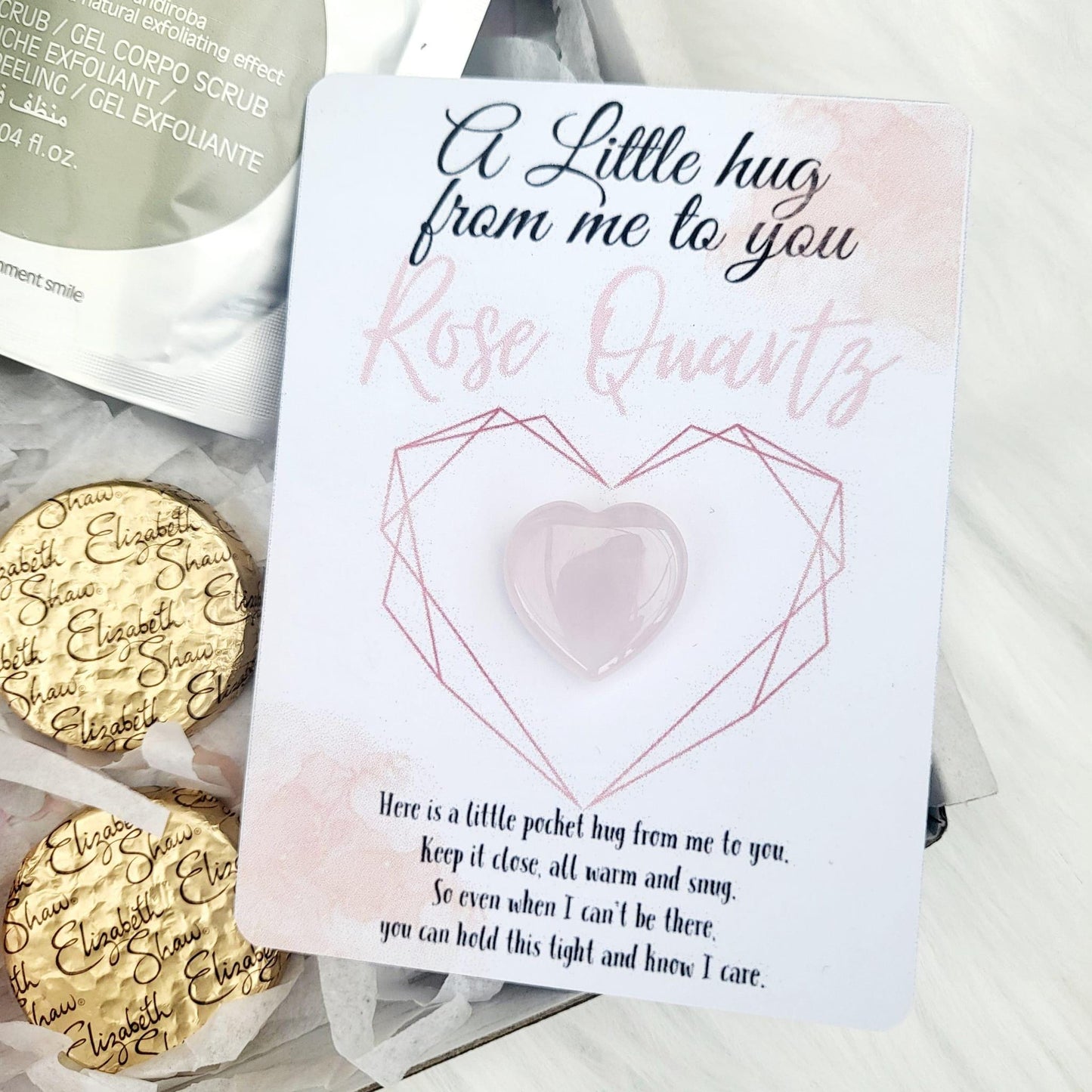 Vegan Spa Gift Box: Rose Pamper Hamper, Birthday, Sending Hugs