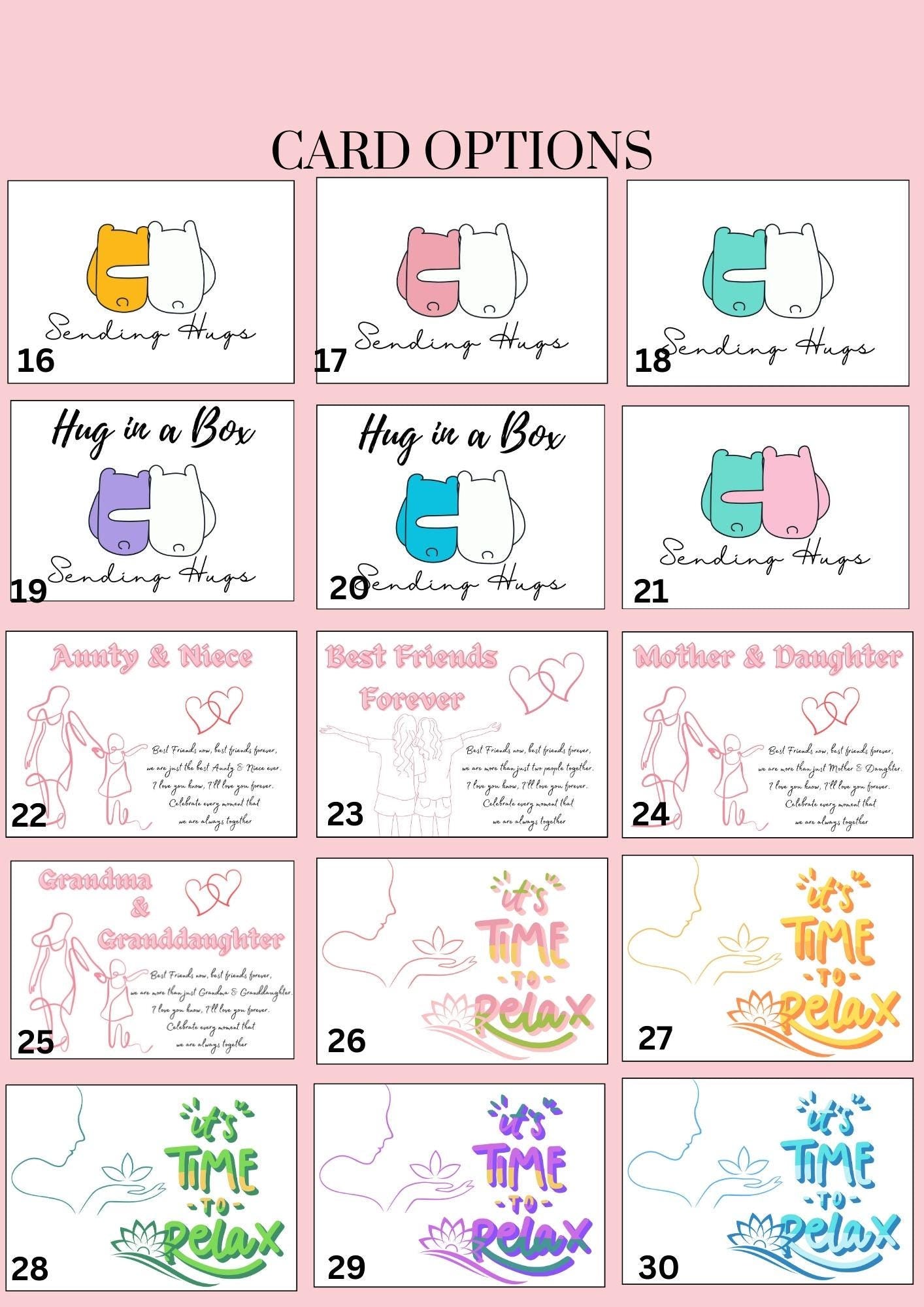 Hug in a Box: Birthday, Pick Me Up, You Got This, Get Well Soon