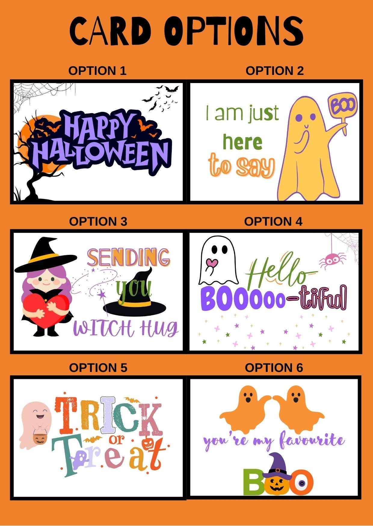 HAPPY HALLOWEEN Treats Gift Box, Trick or Treat Halloween Gift Hamper, Scary Halloween Care Package, Halloween Hug in a Box, Boo, Witch
