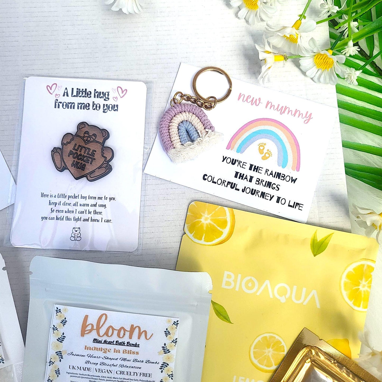 New Mum Spa Gift Box: Postpartum Care Package, New Mummy Hug in a Box