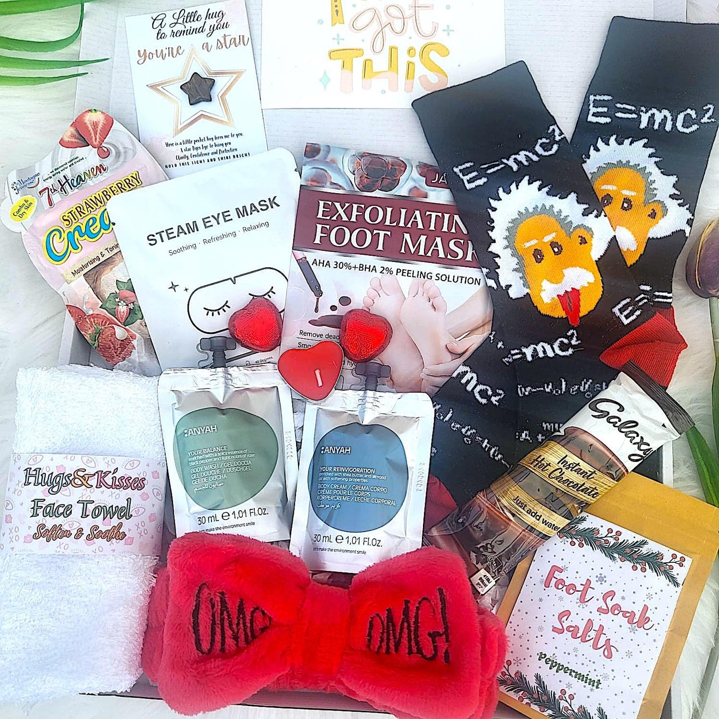Good Luck At University Survival Care Package: New Student Hug In A Box for Her