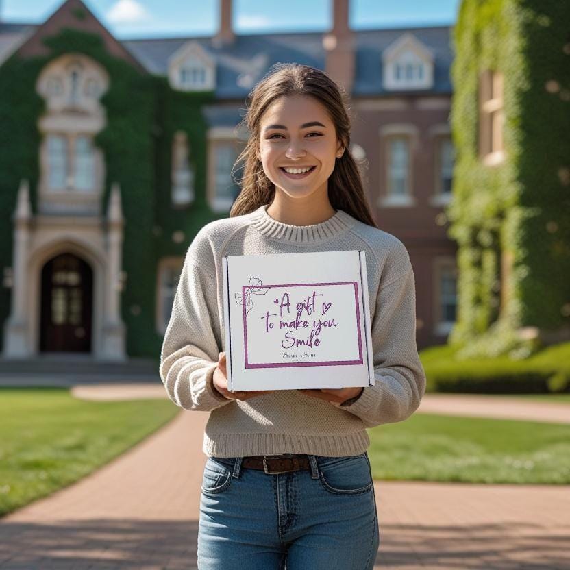 Good Luck At University Survival Care Package: New Student Hug In A Box for Her