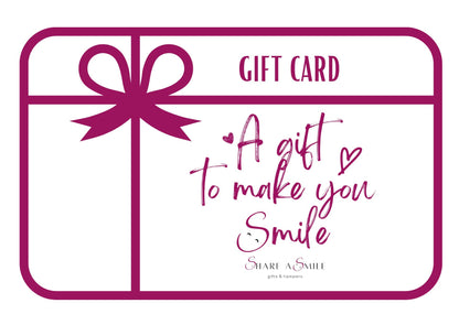SHARE A SMILE GIFT CARD