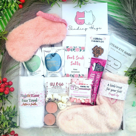 Cosy Hug In A Box, Night In Spa Gift Set, You Got This