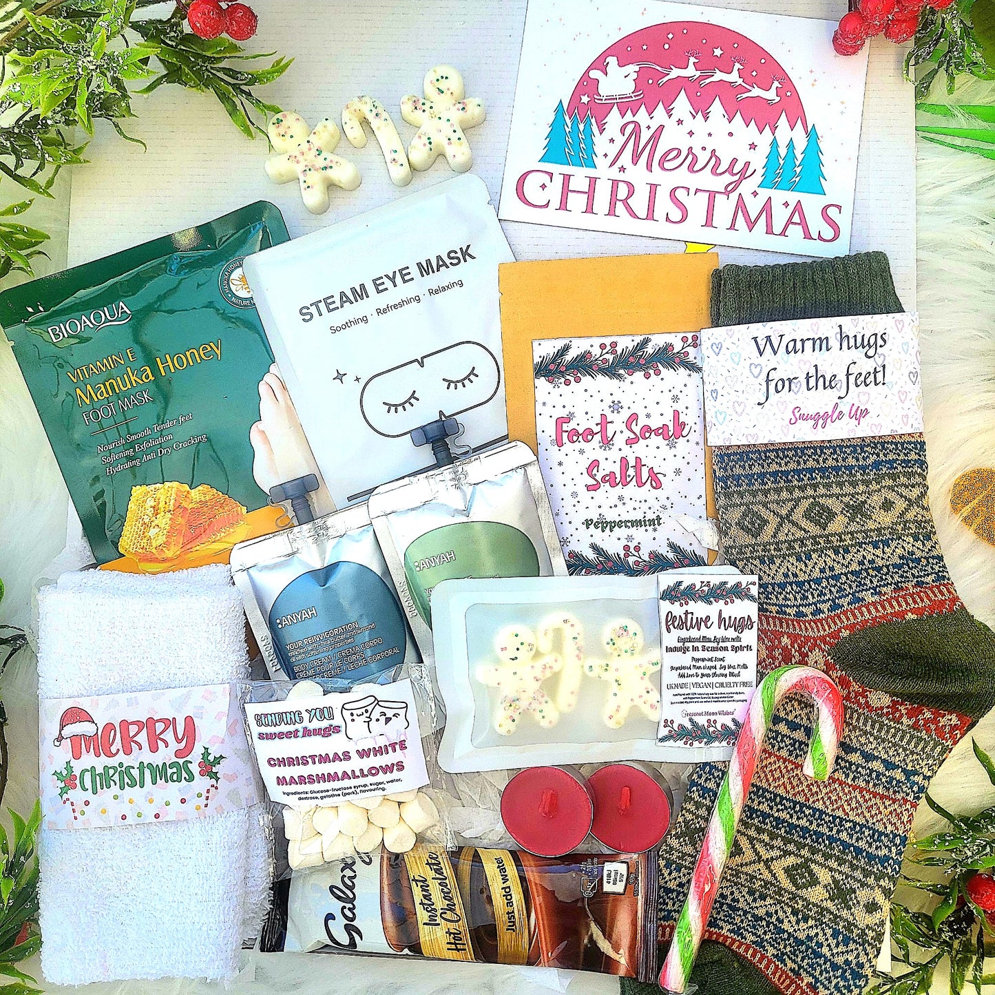 Cosy Christmas Hamper | Christmas Spa Gift Box for Her