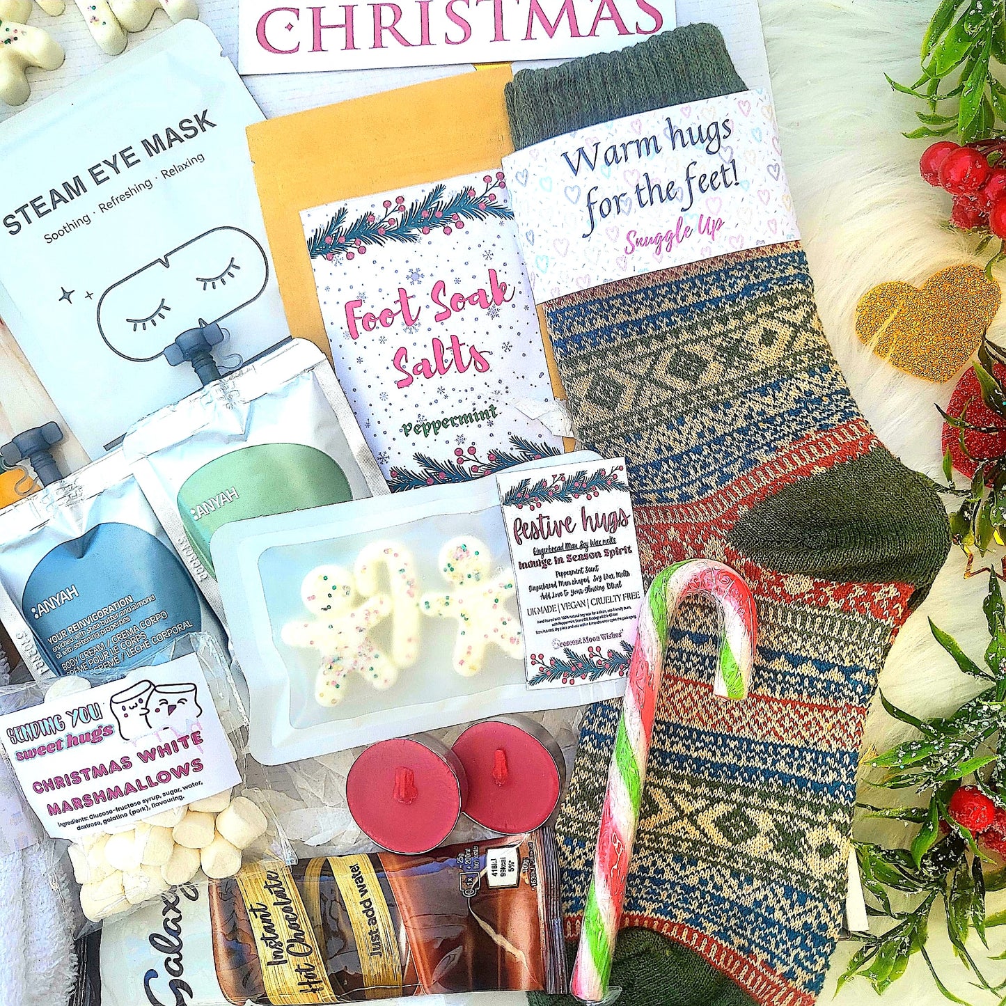 Cosy Christmas Hamper | Christmas Spa Gift Box for Her