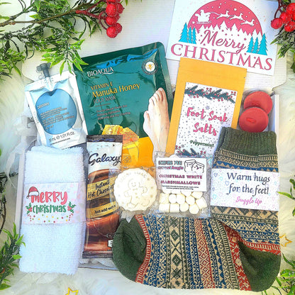 Christmas Festive Hamper | Christmas Socks Spa Gift Box