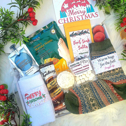 Christmas Festive Hamper | Christmas Socks Spa Gift Box