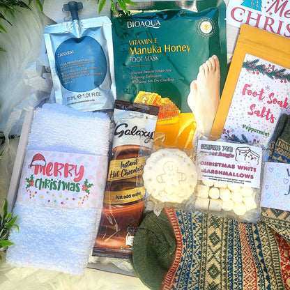 Christmas Festive Hamper | Christmas Socks Spa Gift Box