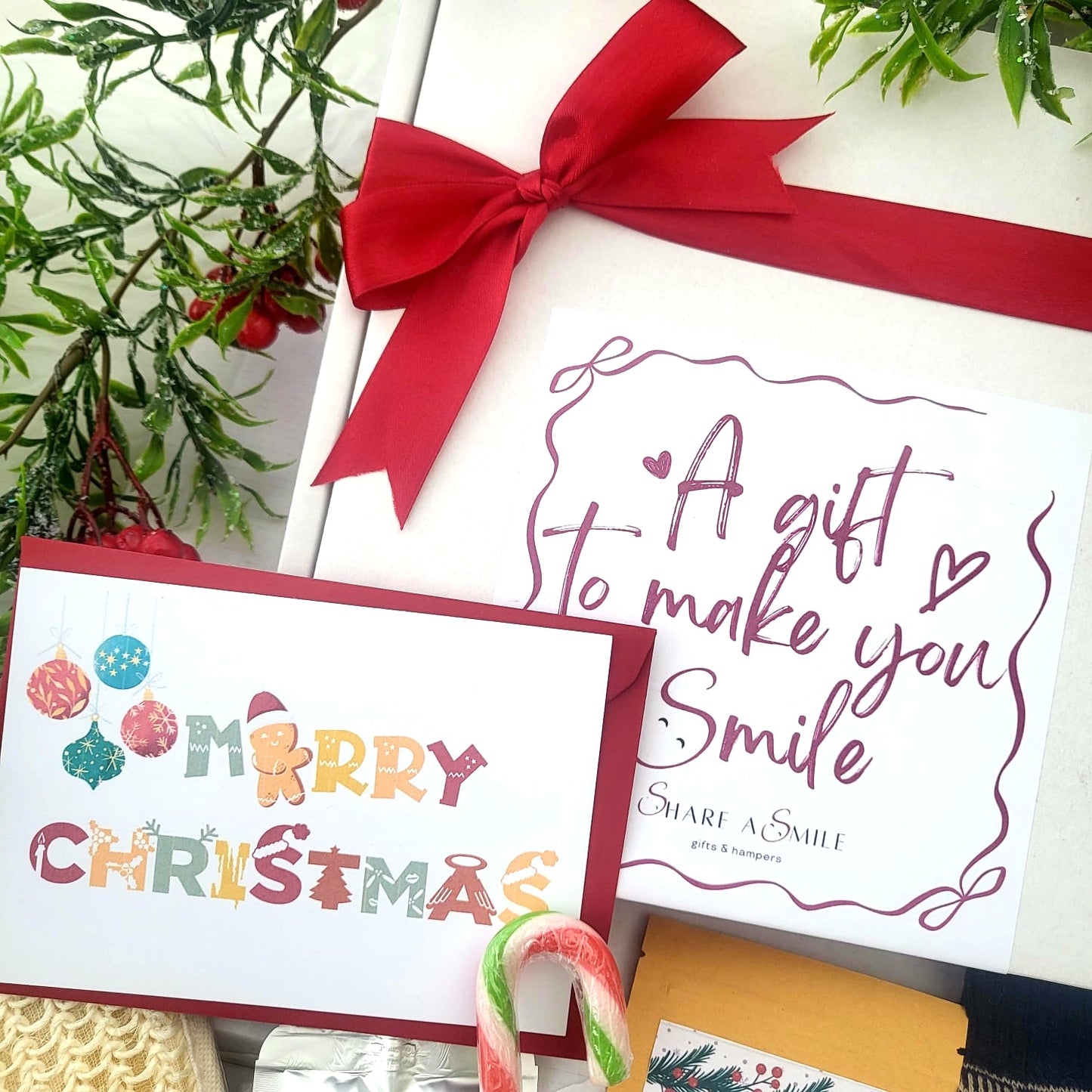 Men's Christmas Spa Gift Box | Winter Socks & Pamper Hamper for Him