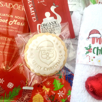 Men's Christmas Spa Gift Box | Winter Socks & Pamper Hamper for Him