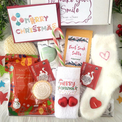 COSY CHRISTMAS Pamper Hamper | Festive Self Care Gift Box | Xmas Spa Set