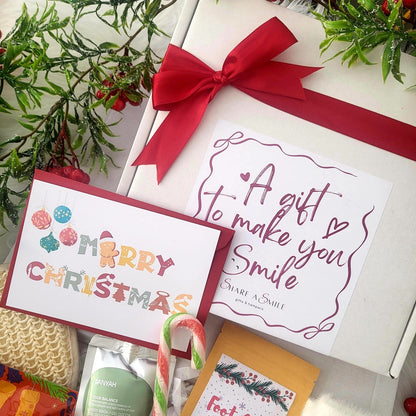 COSY CHRISTMAS Pamper Hamper | Festive Self Care Gift Box | Xmas Spa Set