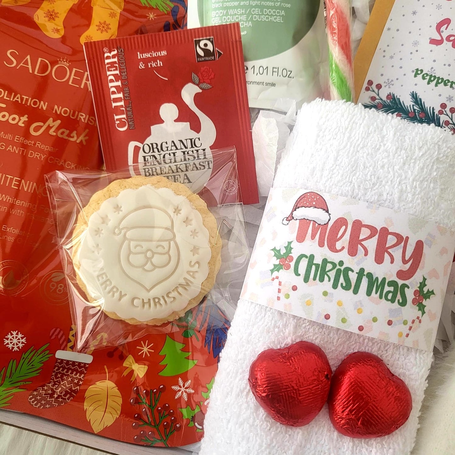 COSY CHRISTMAS Pamper Hamper | Festive Self Care Gift Box | Xmas Spa Set