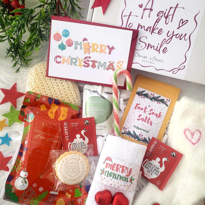 COSY CHRISTMAS Pamper Hamper | Festive Self Care Gift Box | Xmas Spa Set
