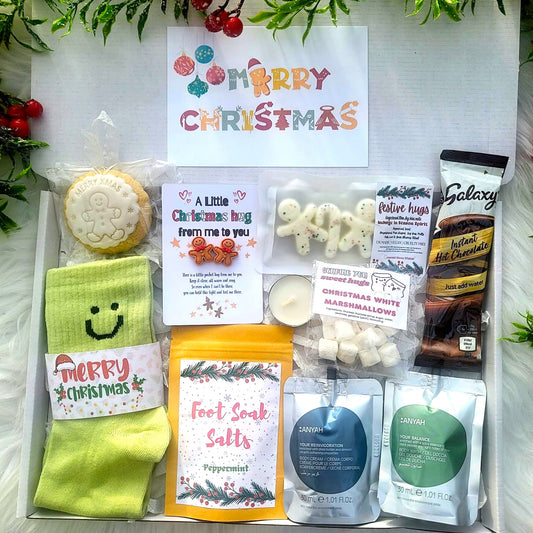 Christmas Smile Spa Gift Box | Xmas Pamper Hamper | Secret Santa Gift