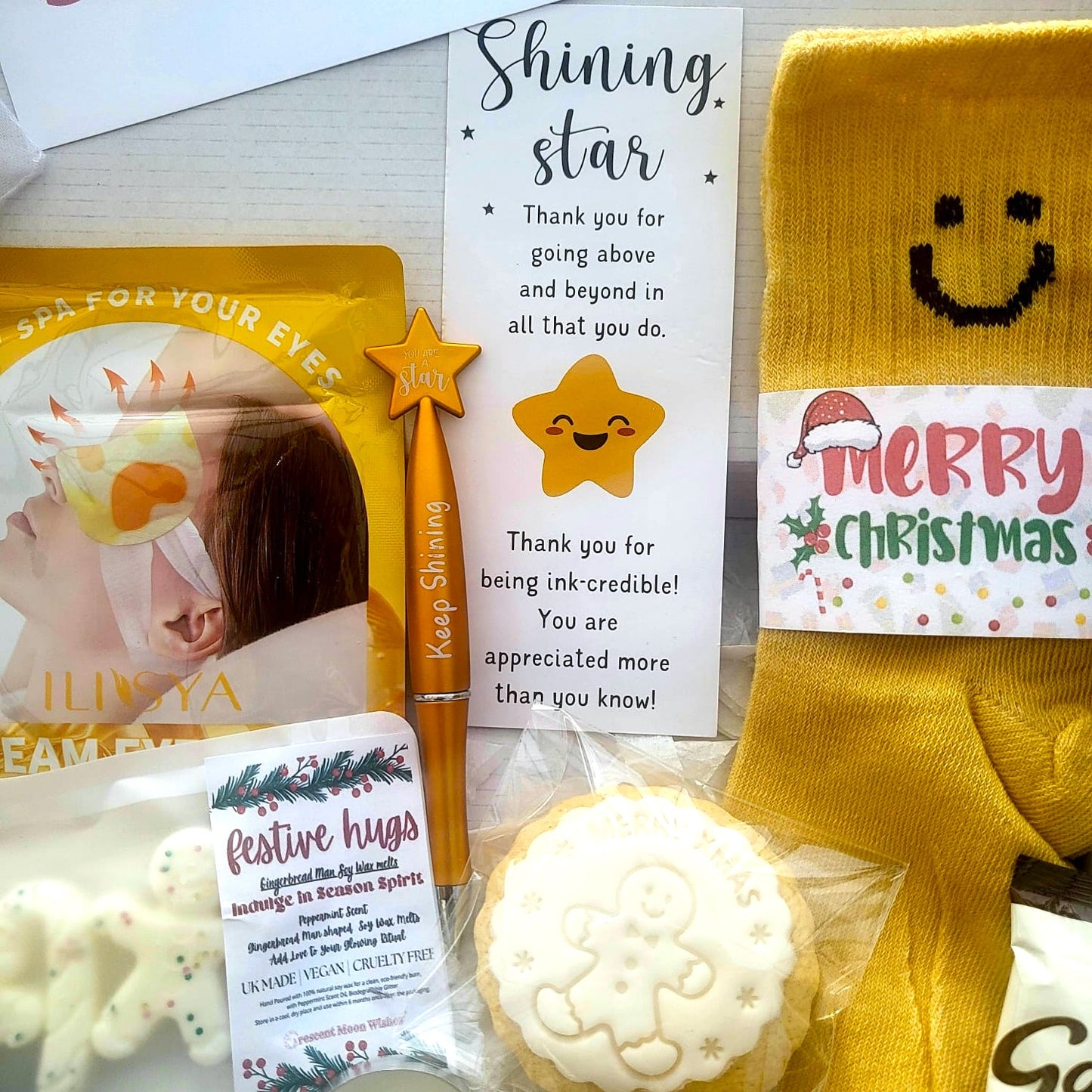 Corporate Employee Christmas Spa Gift Box | Festive Staff Appreciation Hamper | Secret Santa