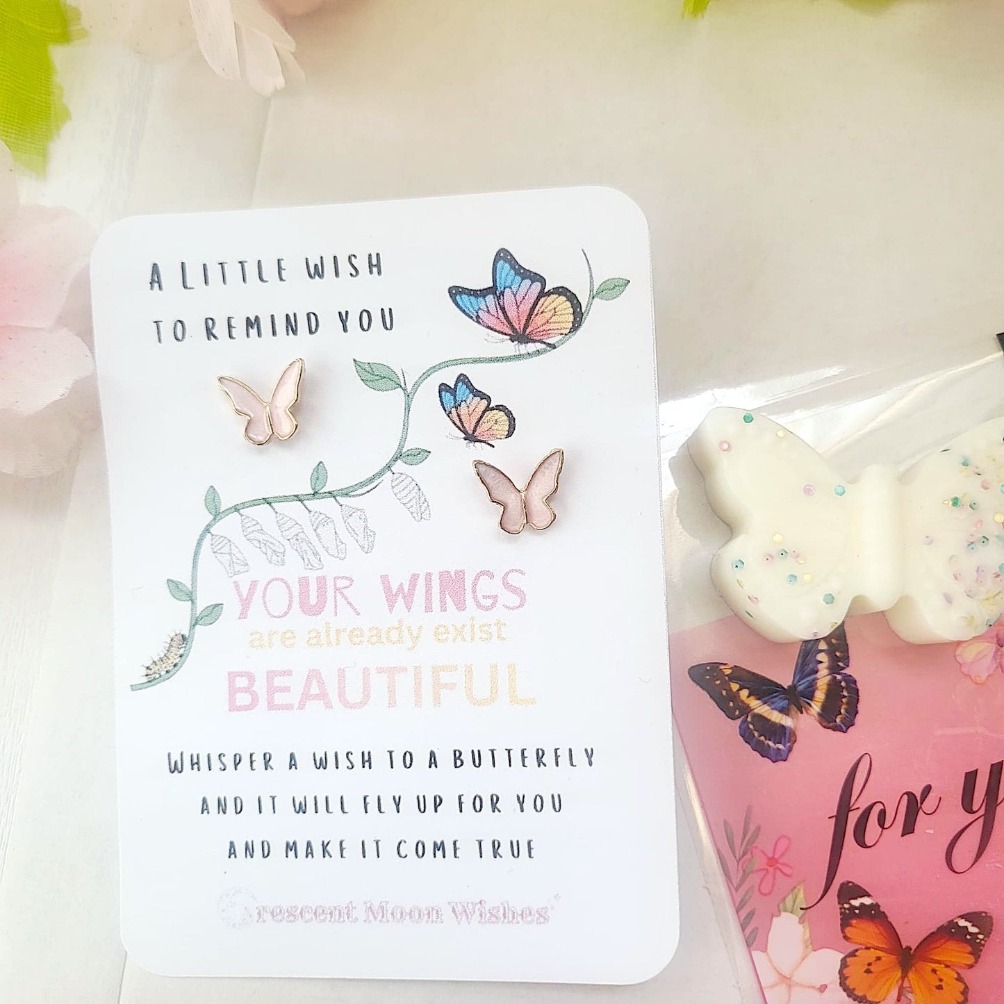 Sending Butterfly Sunshine Hug in a Box | Birthday Pamper Hamper | Gifts For Friends | Thinking of You | Get Well Soon | You Got This