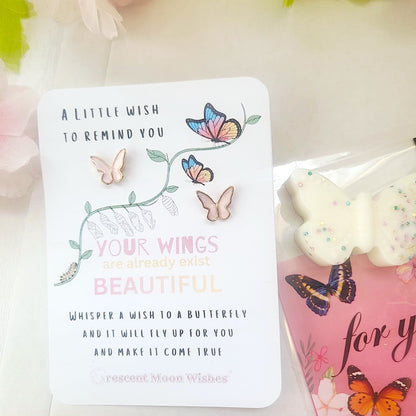 Sending Butterfly Sunshine Hug in a Box | Birthday Pamper Hamper | Gifts For Friends | Thinking of You | Get Well Soon | You Got This