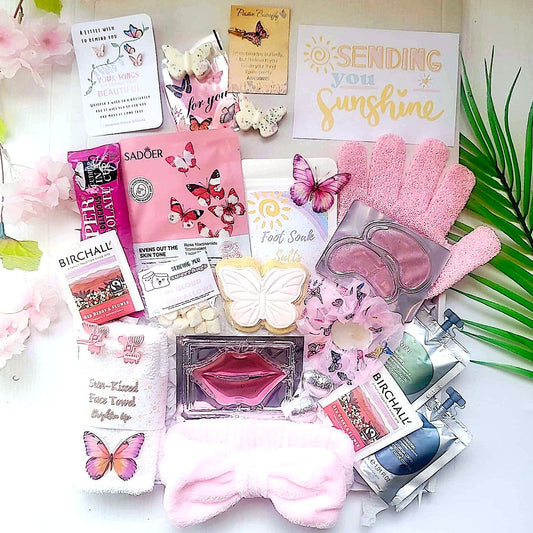 Sending Butterfly Sunshine Hug in a Box | Birthday Pamper Hamper | Gifts For Friends | Thinking of You | Get Well Soon | You Got This