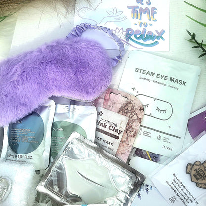 Cozy Night In Spa Gift Box: Winter Self-Care Pamper Hamper