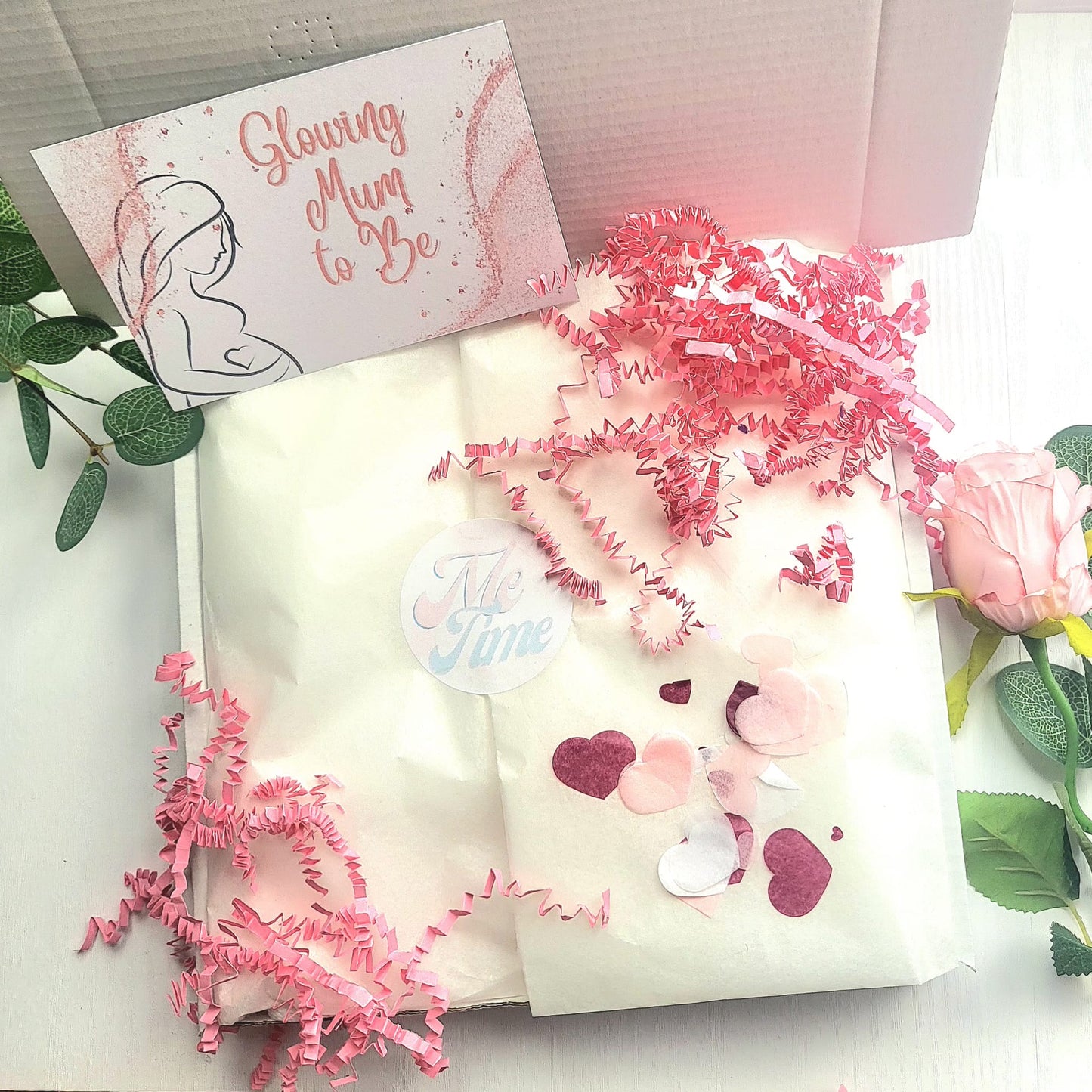 PURE WHITE PREGNANCY CARE PACKAGE  - MUM TO BE SPA IN A BOX