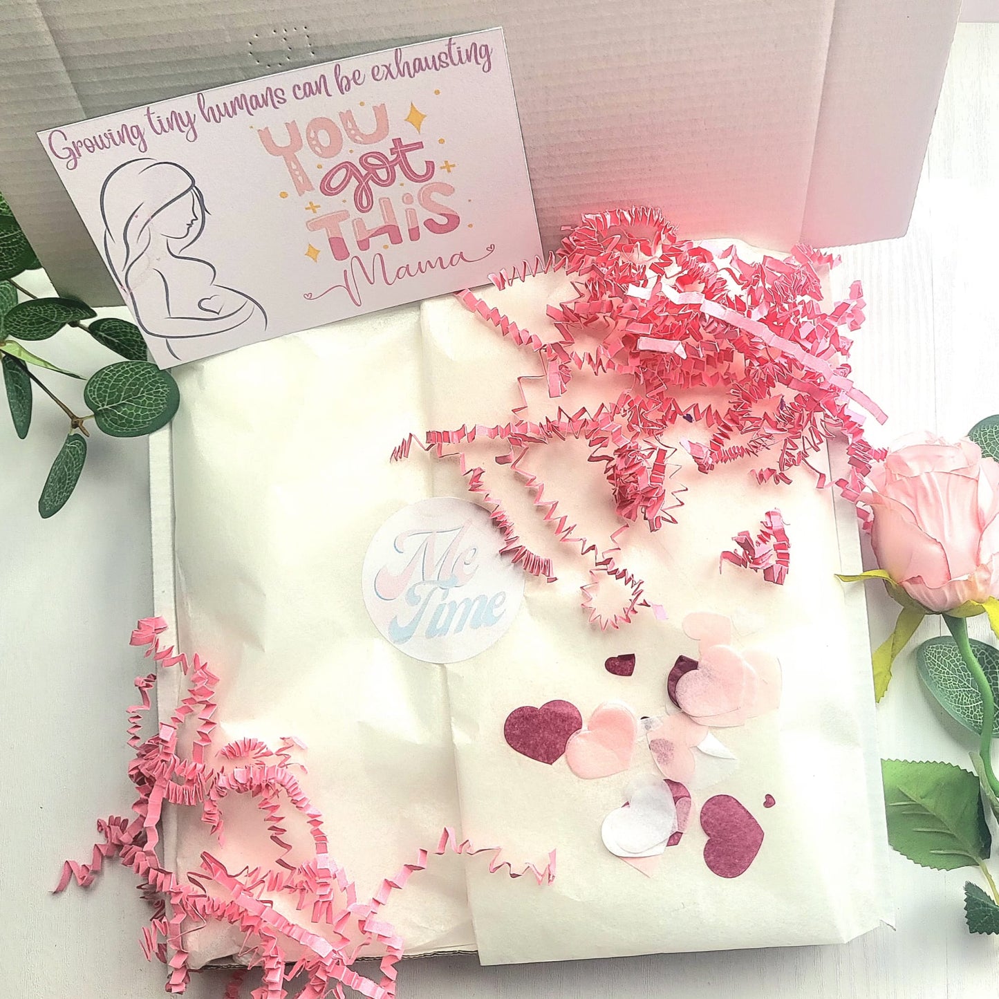 PURE WHITE PREGNANCY CARE PACKAGE  - MUM TO BE SPA IN A BOX