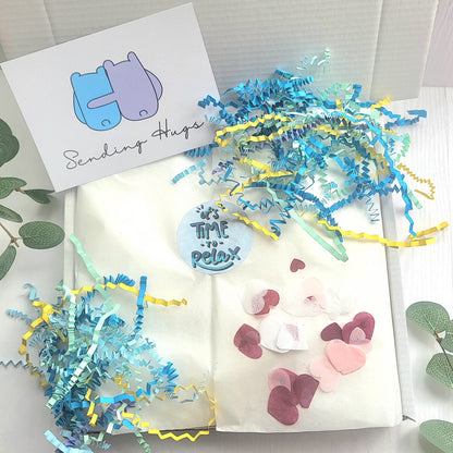 Summer Butterfly Hug in a Box – Pamper Hamper - Hygge Spa Gift - Pick Me Up - You Got This