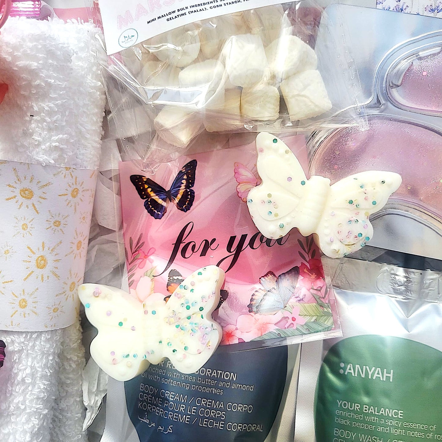 Butterfly Hug in a Box | Birthday Pamper Hamper | Gifts For Friends | Thinking of You | Get Well Soon | You Got This