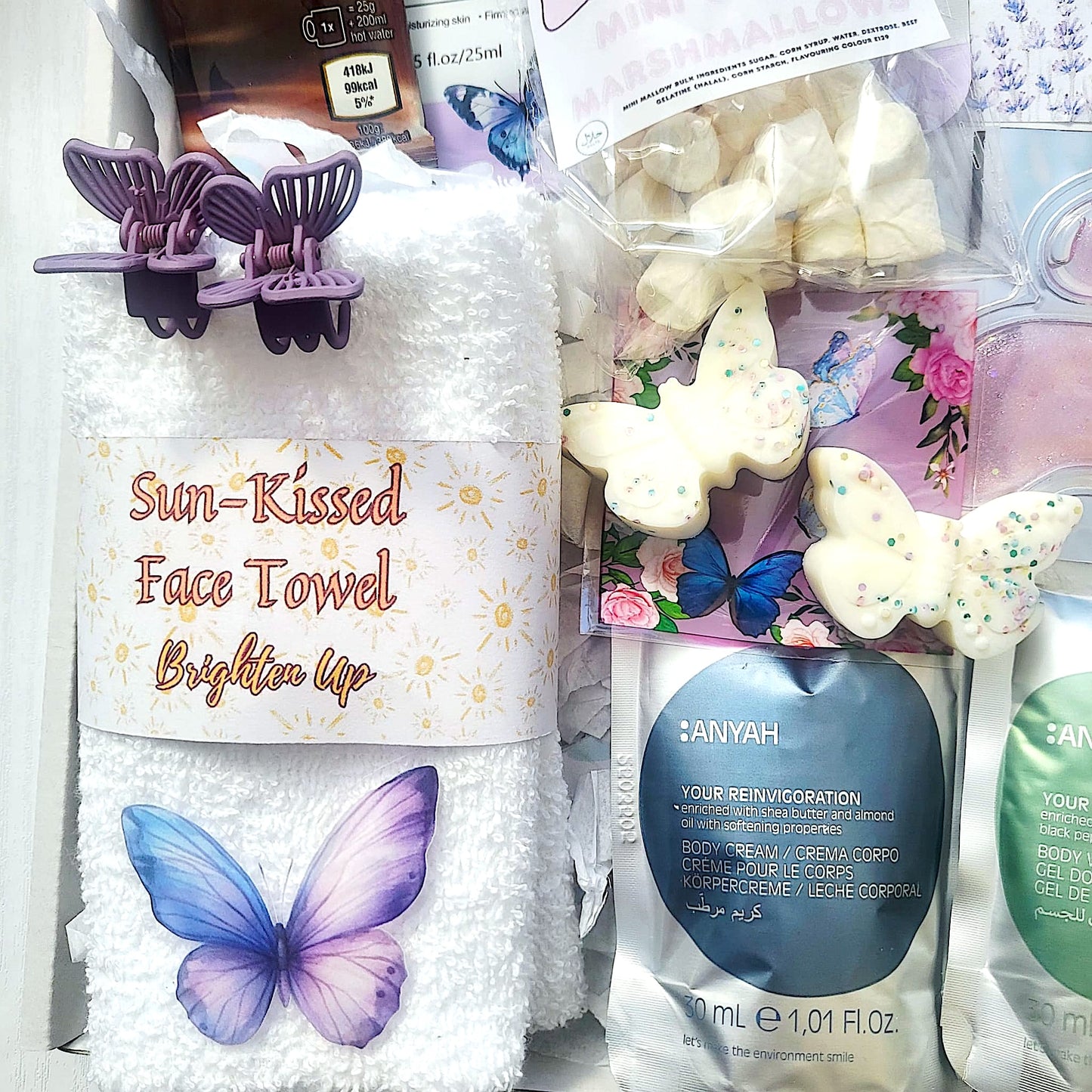Sunshine Hug in a Box | Birthday Pamper Hamper | Gifts For Friends | Thinking of You | Get Well Soon | You Got This