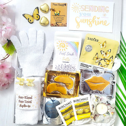 Sending Sunshine | Hug in a Box | Birthday Pamper Hamper | Gifts For Friends | Thinking of You | Get Well Soon | You Got This