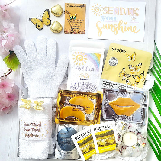 Sending Sunshine | Hug in a Box | Birthday Pamper Hamper | Gifts For Friends | Thinking of You | Get Well Soon | You Got This