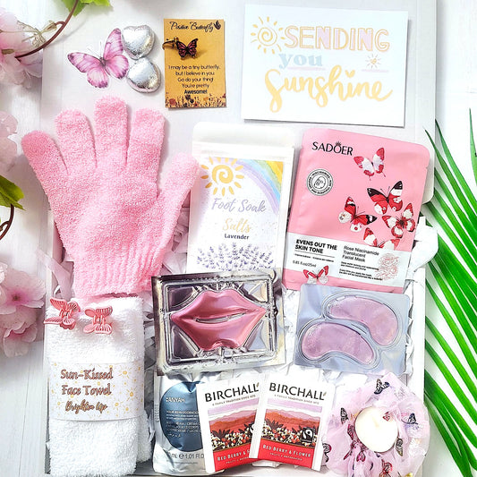 Sending Sunshine | Hug in a Box | Birthday Pamper Hamper | Gifts For Friends | Thinking of You | Get Well Soon | You Got This
