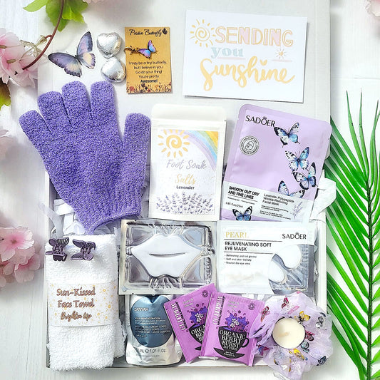 Sending Sunshine | Hug in a Box | Birthday Pamper Hamper | Gifts For Friends | Thinking of You | Get Well Soon | You Got This