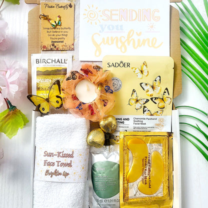 Sending Sunshine Butterfly | Hug in a Box | Birthday Pamper Hamper | Gifts For Friends | Thinking of You | Get Well Soon | You Got This