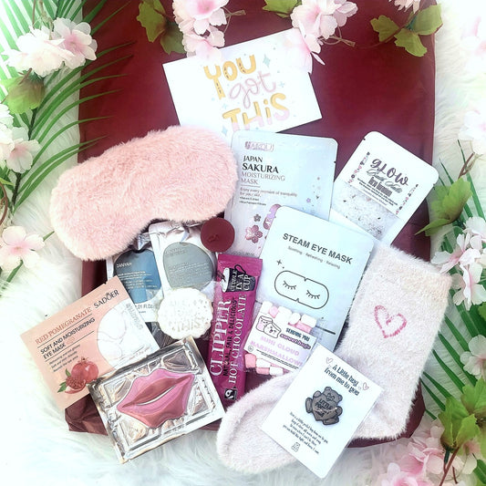 Cosy Winter Self Care Spa Gift Box: Hug in a Box, Thinking of You