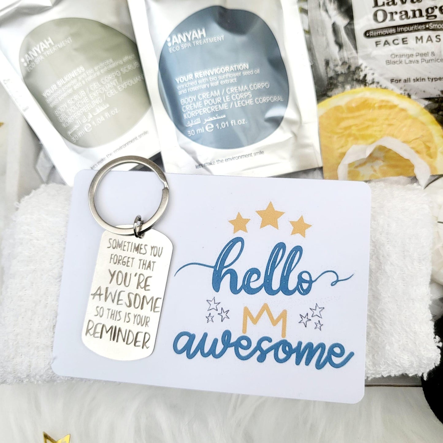 Men Hug in a Box: Chemotherapy Care Package, Get Well Soon, Exam Support Gift, You Got This