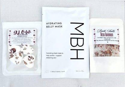 Luxury Pregnancy Spa Gift Box: Mum-to-Be Pamper Hamper with Belly Mask