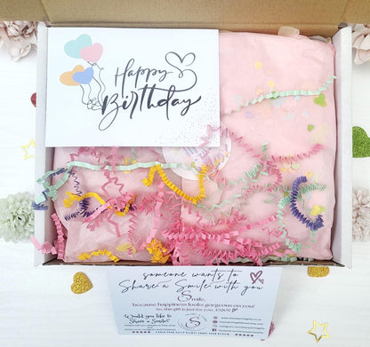 Lavender Blue Spa Gift Box for Her: New Job, Congratulations, Colleague Relaxation Pamper Hamper