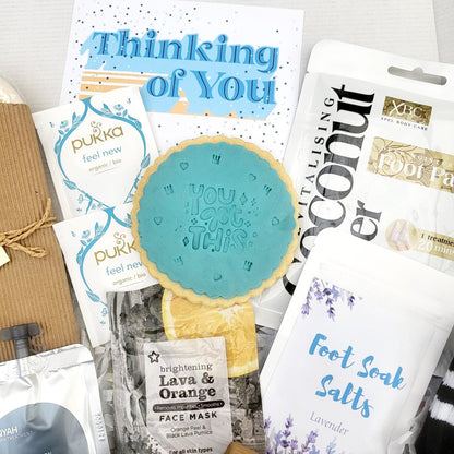 Men Hug in a Box: Chemotherapy Care Package, Get Well Soon, Exam Support Gift, You Got This